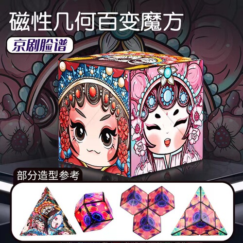 Strong magnetic and ever-changing magnetic Rubik's Cube 3D three-dimensional deformation children's and students' thinking-expanding educational toys cross-border