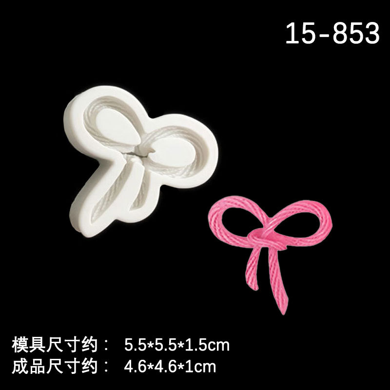 DIY molde de modelado de pastel de fondant de silicona molde de ritmo seco molde de fondant de arco múltiple