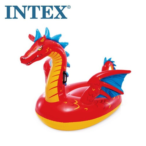 INTEX Adult and Kids Water Inflatable Flamingo, Dinosaur, Swan, Duck, Lobster, Unicorn Swim Rafts