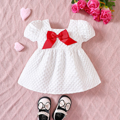 2024夏裝新款嬰兒可愛公主裙跨境韓版連衣裙時尚ins公主風童裝