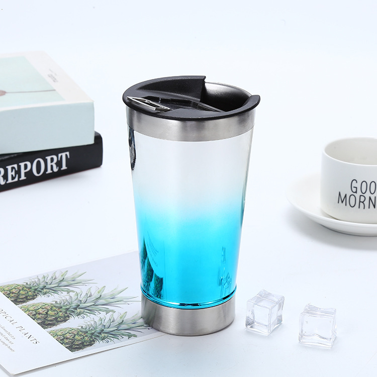 파란색과 흰색 그라디언트