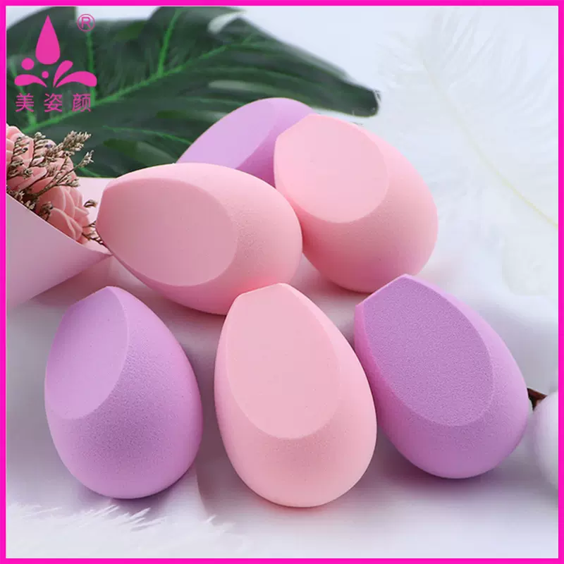 粉扑批发三切布丁美妆蛋超软不吃粉化妆蛋干湿两用化妆粉扑工厂