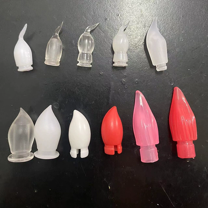 Цифровая свечная лампа для внешней торговли, пластиковая головка пламени, светодиодная головка лампы, мягкая головка свечи, производитель различных стилей и универсальных