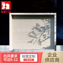 保温抗风电动欧式车库门 金属防尘隔音车库门 防盗密封翻板车库门