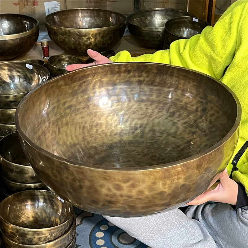 Песня Чаша Непал handmade SPA SPA телефонная терапия basin буддийский звуковой чаши барабан Практика медная чаша чаши йога товары