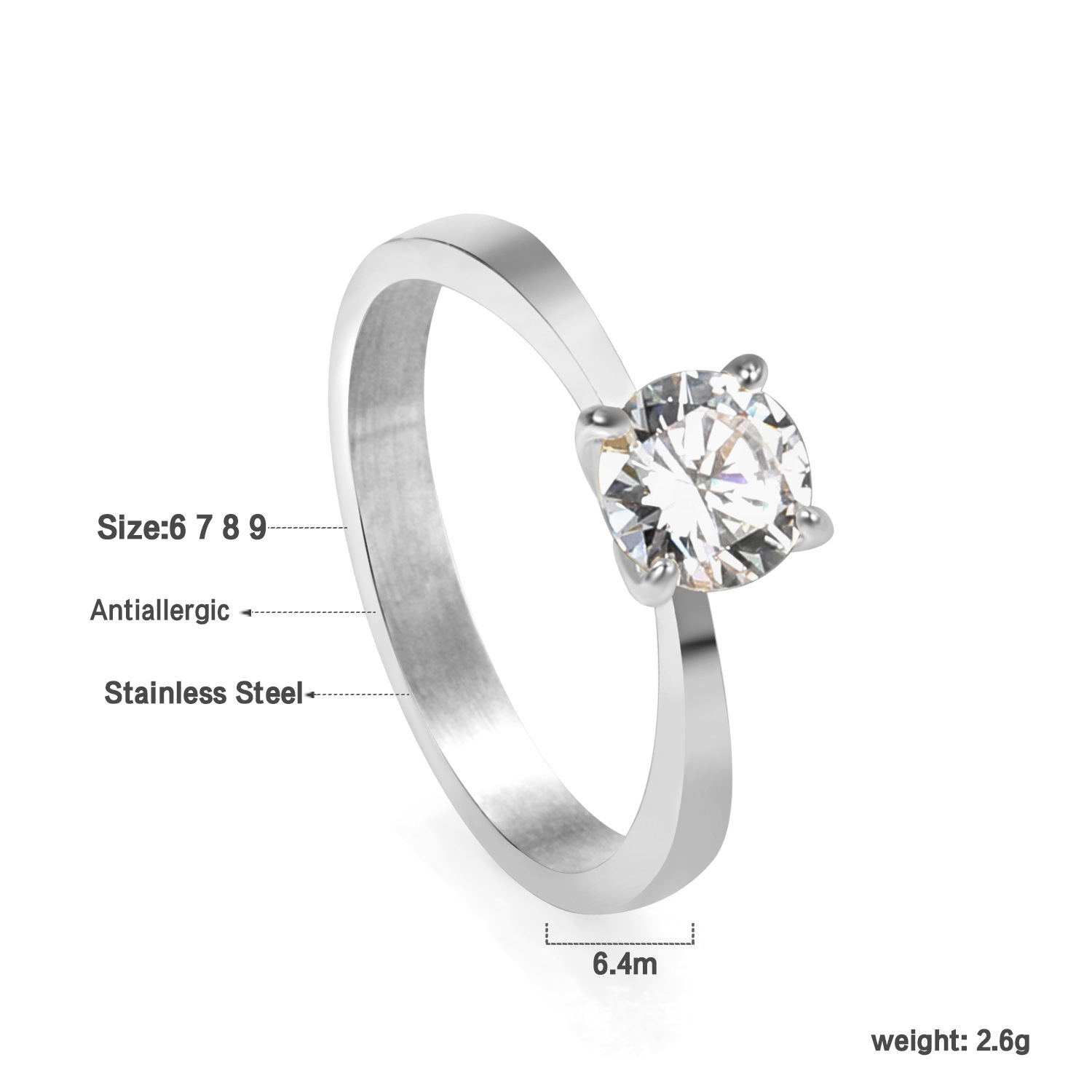 Sparkling Designer Ring For Women, Elegant And Comfortable Piece_voghion.com