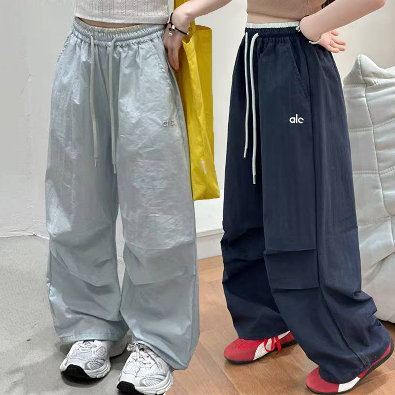 Children's Clothing Boys and Girls Summer Pants 2026 New Style Big Kids Summer Thin Straight-Leg Ice Silk Quick-Dry Mosquito-Proof Pants