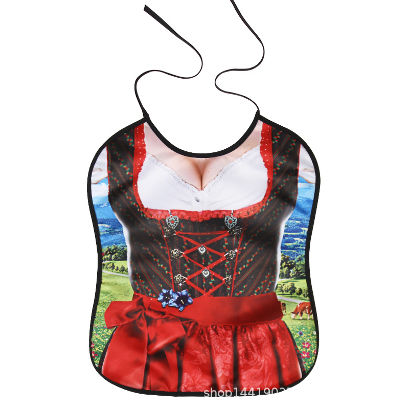 Fabricante en stock suministro adulto babero personalidad creativa divertido Reunión Anual partido spoof props olla caliente tienda invitado