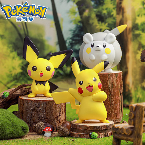 Genuine Pokémon Pokémon Pikachu Blind Box Cute Attack Cute Ornaments Trendy Toy Figures Gift Wholesale