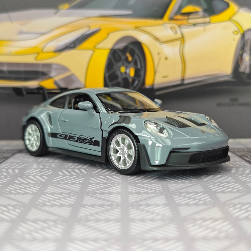 Ma Keyao CH554071 Simulación 911 GT3 RS Aleación Modelo de coche Take up Toy Car Boy Racing