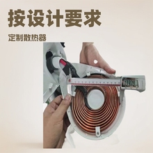供应软态紫铜管折弯螺旋散热器盘圆按图纸铜焊磷铜焊盘管盘圆管等