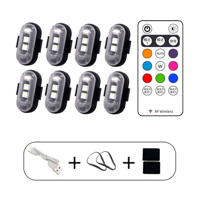 USB Charging and Waterproof, Other lights - eight-lights-and-one-remote-control