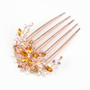 Metal hairgrip for bride, hair accessory, Korean style, flowered, Amazon, 2021 collection