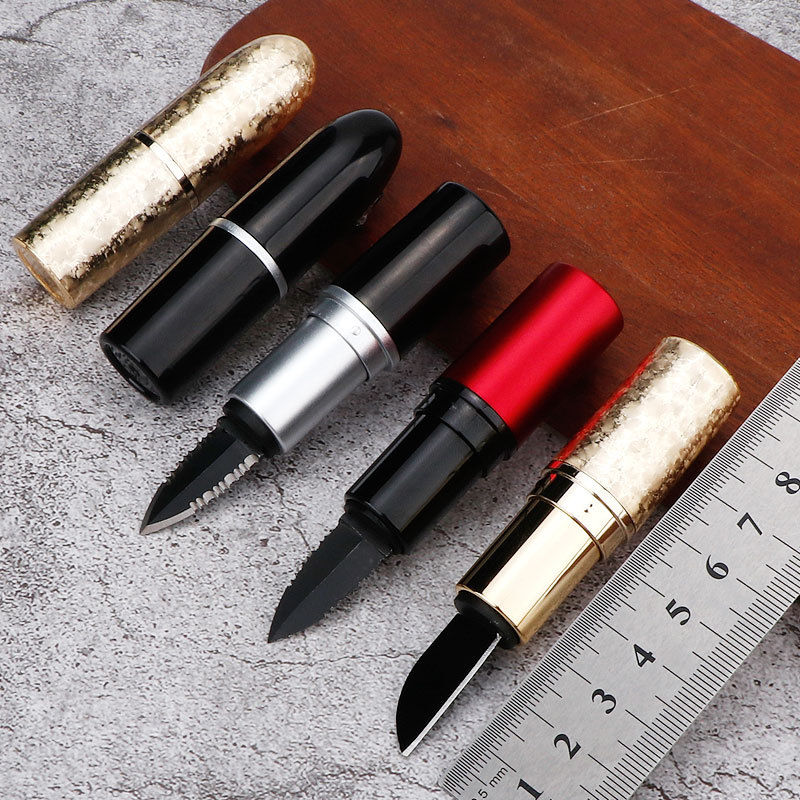 户外随身便携口红迷你小刀快递开箱小刀水果刀野营防身多款小工具