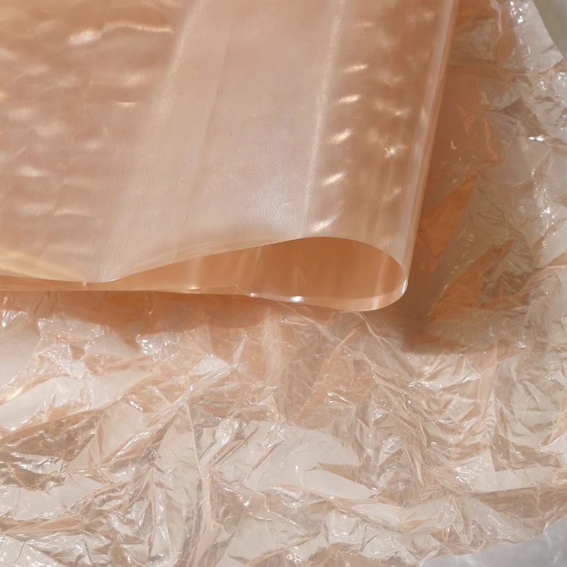 Fuente de agua fría papel de embalaje de flores engrosado impermeable película de vidrio perlada de alto nivel de sensación de ramo de flores material de florista