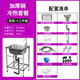 Quality [b side bracket] thickened single slot 53*38-[hot and cold style] sink + bracket + hot and cold☆