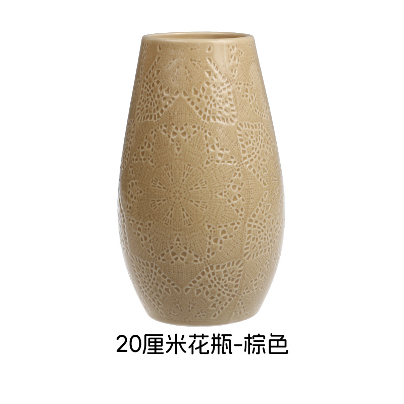 Relieve suave y fácil de limpiar estilo nórdico minimalista elegante romántico encaje cubiertos de cerámica set