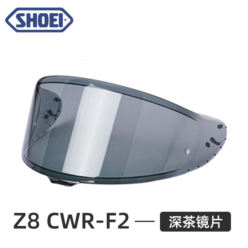 Original SHOEI lente Z8 CWR-F2 casco de la motocicleta galvanoplastia oro profundo té que cambia color espejo importado original