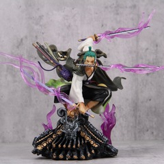 ワンピースGKトランペット屋根ゾロフィギュア和之国着物三刀流ゾロフィギュア置物置物プレゼント