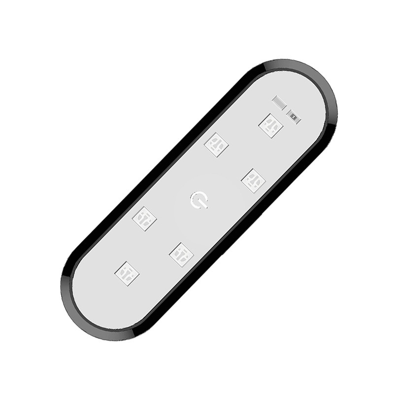 lámpara de puerta inalámbrica lámpara de iluminación de puerta inferior universal de color cambiante sin cableado lámpara de atmósfera de advertencia de puerta abierta inductiva luz de bienvenida