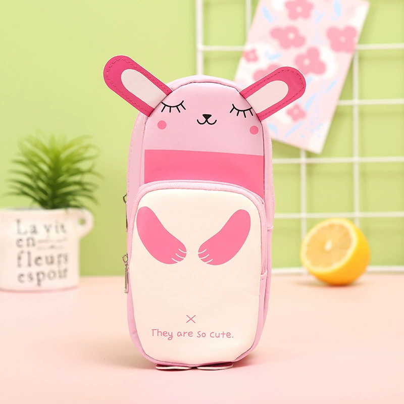 Rabbit, cartoon pencil case, stationery for students, panda