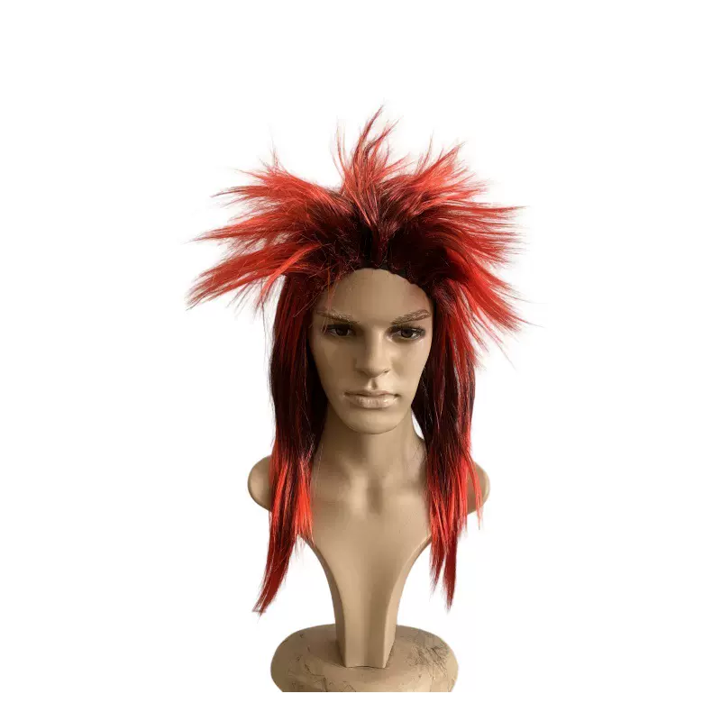 动漫COS杀马特假发可爱粑粑头套网红假发社会卷发整 顶假发套