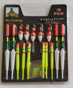 15 unids/tarjeta flotador AliExpress eBay boya al por mayor flotador de pescado equipo de pesca suministros de pesca flotador de pesca traje