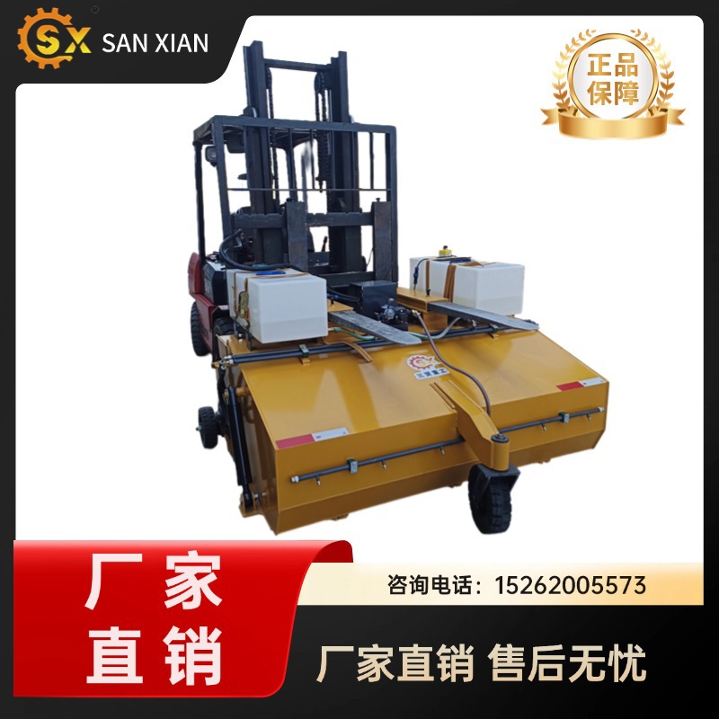 叉车清扫器稳定性好前进式清扫操作安全效率高使用方便拆卸快速