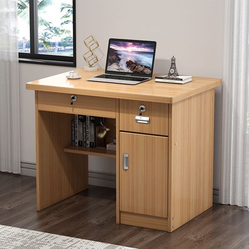 Office Desk for One Person, 80cm, Suitable for Small Apartments, 1m Desk, Student Writing Desk with Drawer Lock, Desktop Computer Desk Office Desk for One Person, 80cm, Suitable for Small Apartments, 1m Desk, Student Writing Desk with Drawer Lock, Desktop Computer Desk