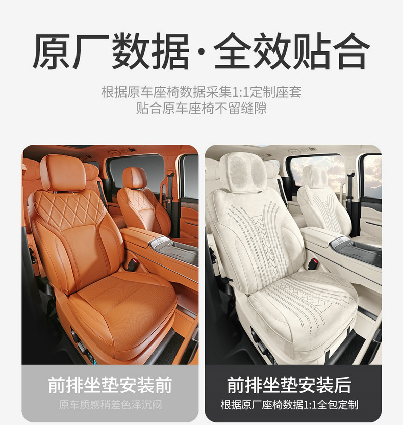 Seat Covers for Wey Alpine 8, Alpine 9 Car Seat Cushion