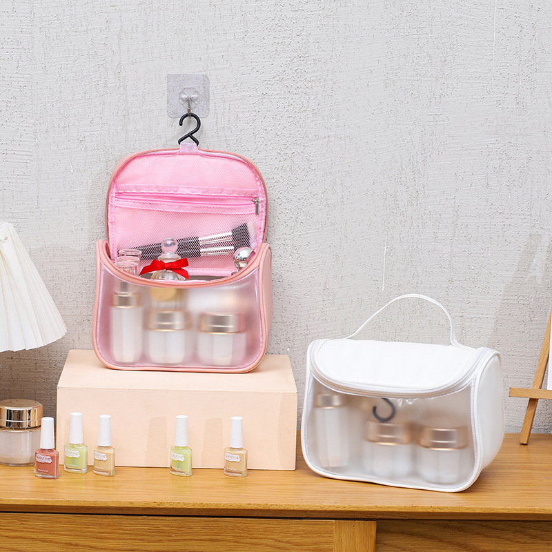 Large Capacity Makeup Bag for Women, Portable 2022 New Model Transparent High-End Waterproof Travel Item 2022 Shower Storage Bag