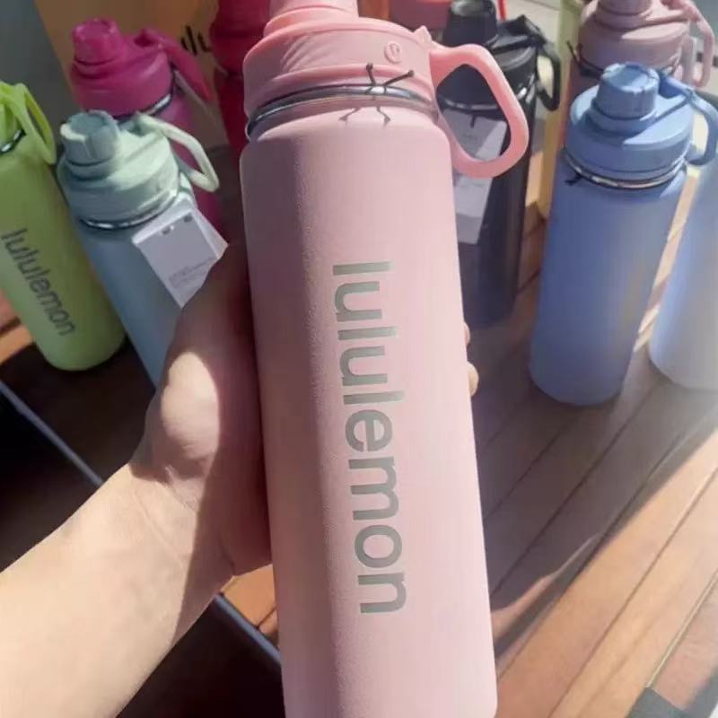 lulu保温杯露露水杯back to life710ml运动水瓶户外旅行瑜伽水杯|undefined
