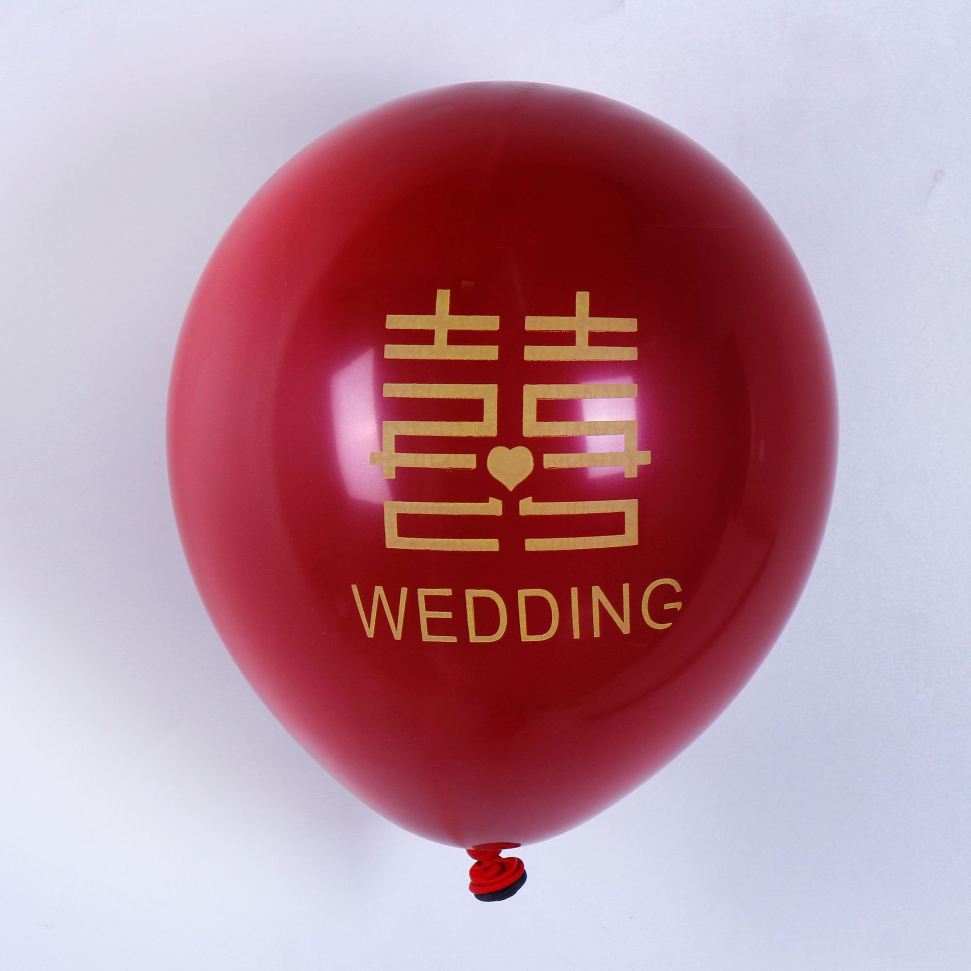 Boda dormitorio escena decoración suministros festivo de doble capa Globo Rojo granada boda habitación diseño Boda boda globo de la boda