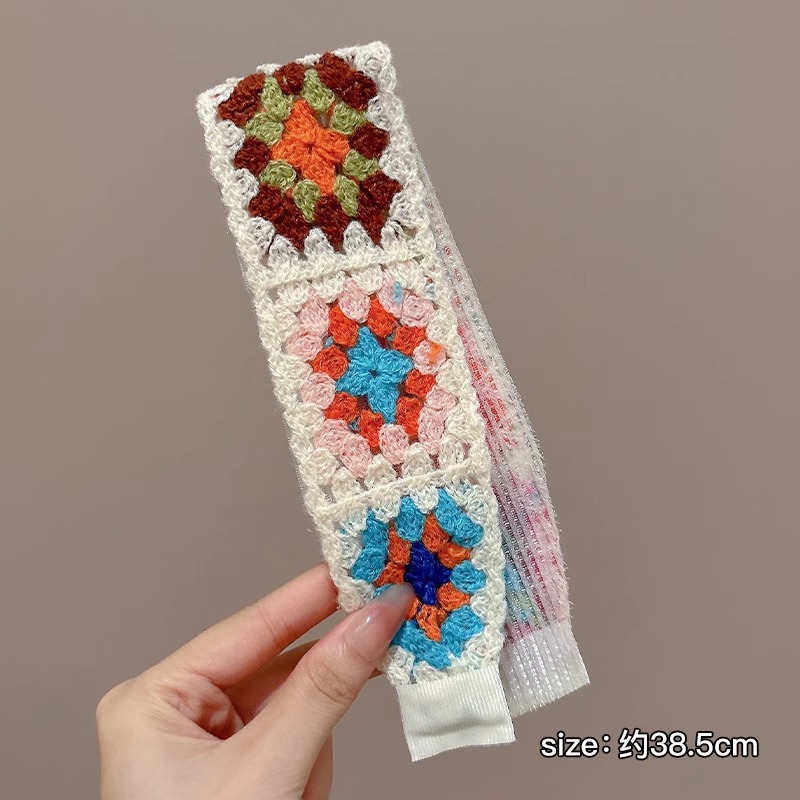 Nuevo crisantemo frange post de acabado de cabello artefacto Velcro banda de cabello lavado de cara fijo cabello pegado post de cabello tocado