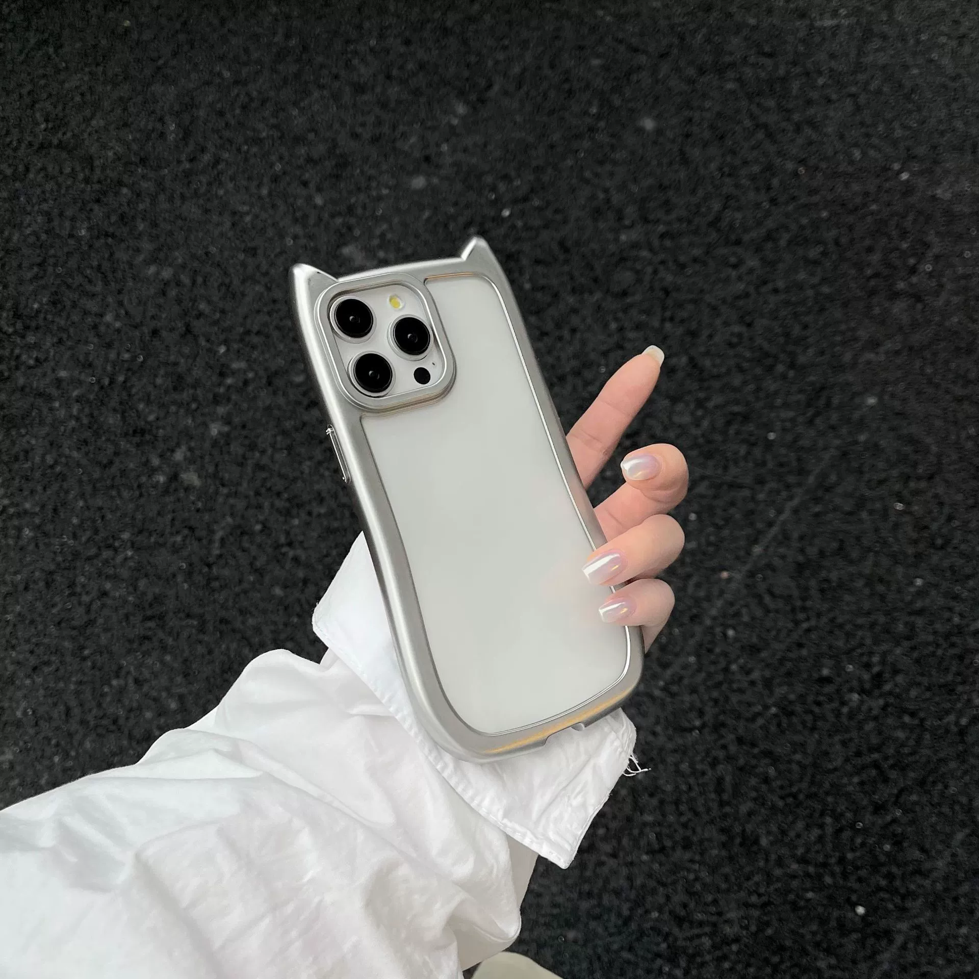 Чехол для телефона совместимый с Apple iPhone 17, серебро, чехол для телефона, 16promax, защита от падения