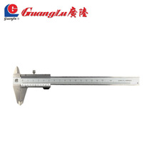 桂林广陆不锈钢游标卡尺0-150-200-300mm工业文玩珠宝油标量具