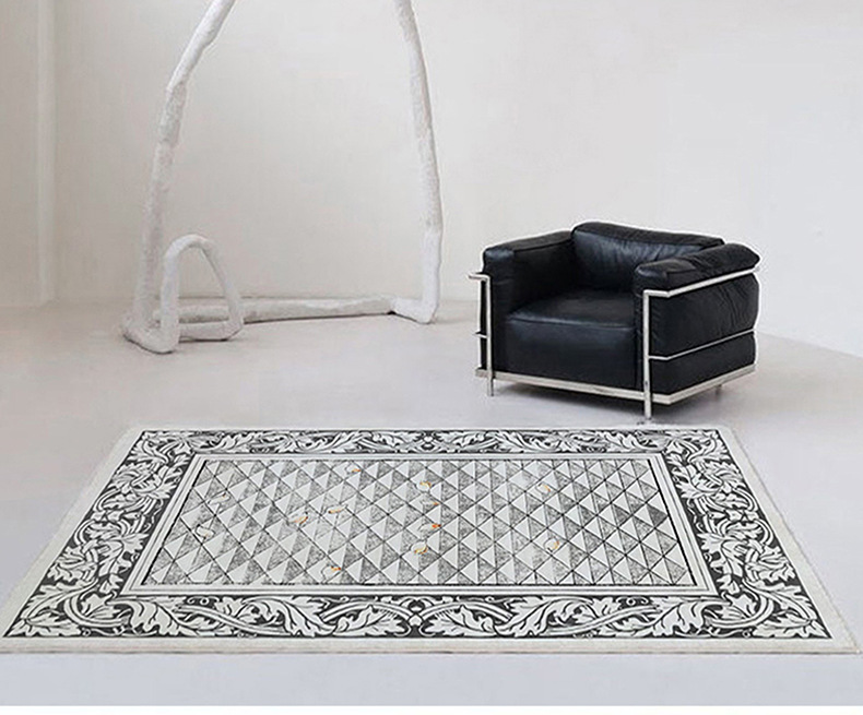 波斯客厅地毯,复古民族风地毯,欧美地毯,波西米亚卧室床边毯,条纹地毯