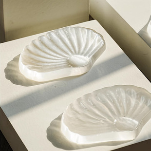 Natural Moroccan Translucent Plaster Bowl Shell Bowl Raw Stone Ornaments Home Decoration Landscaping Desktop Furnishings Wholesale