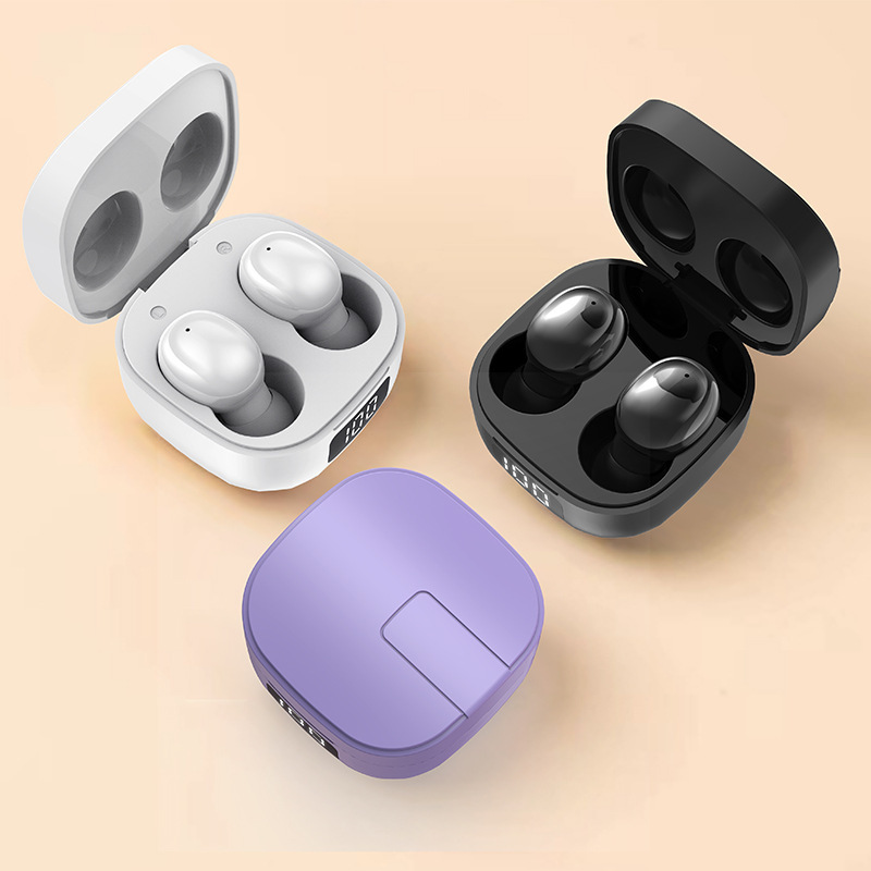 Suitable for Samsung, Huawei, and Apple's New Mini Bluetooth Earphones, Private Model, High Appearance Value, Digital Display, In-Ear Wireless