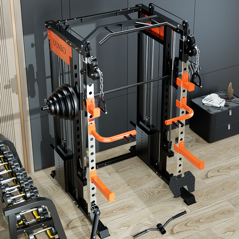 Yulong entrenador integral equipo de fitness combinación en casa multi-funcional pájaro volador pórtico Smith Machine Squat rack