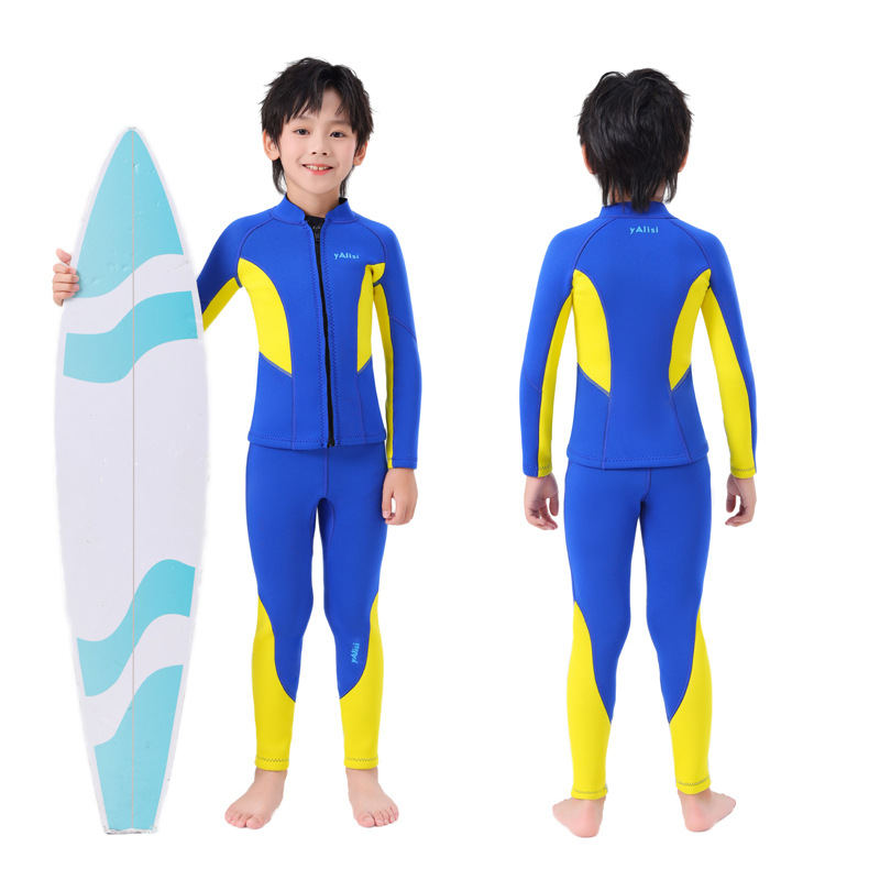 Muta da sub per bambini a maniche lunghe protezione solare surf_voghion.com