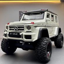 车致合金车模1比32大奔G500越野车4X4声光玩具车音乐模型摆件代发