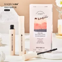 Тушь для завивки ресниц Kaqili, стойкая, густая и тонкая, водостойкая и устойчивая к поту, нелегко размазывается, черная тушь для ресниц.