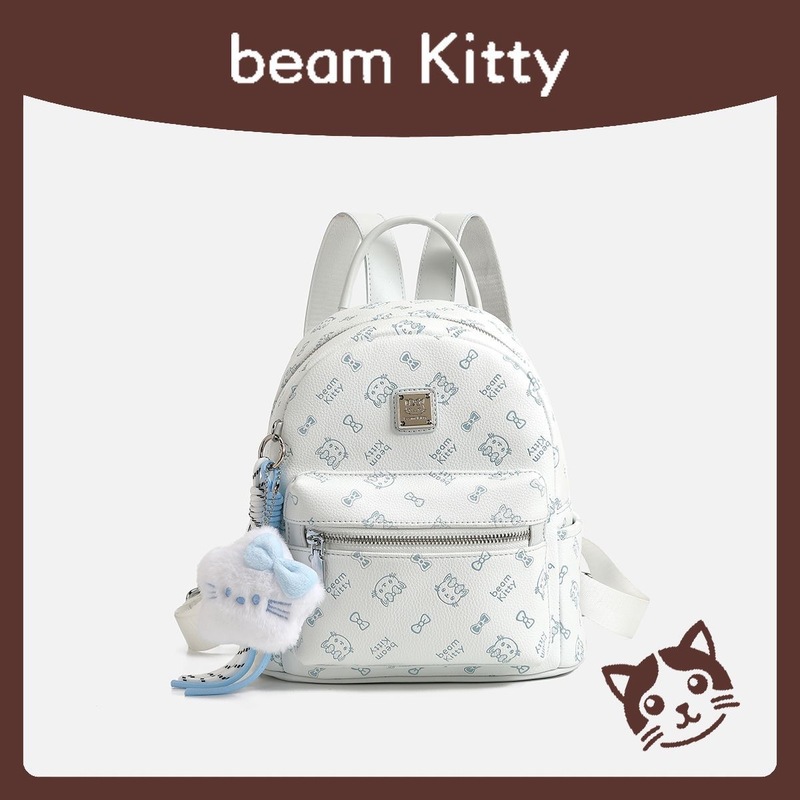 beamKitty旅行背包2025新款大学生通勤书包百搭高级双肩包送挂件|undefined