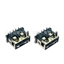 5pin���z�yUSB AFĸ�� 90��DIP ���_��� �L��10.0 �߶�6.5 ֱ߅