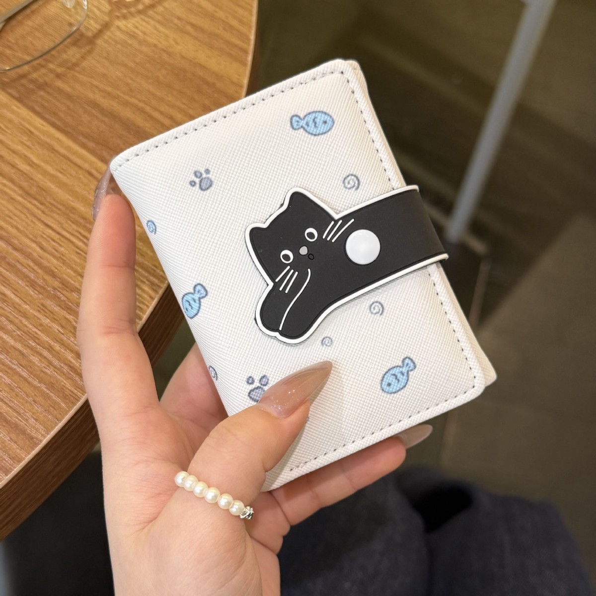 Ví da mèo cá mix màu 54,4k/c (lố 6)