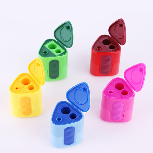 Wholesale German LYRA Yiya double hole large diameter 322 thickness rod pencil sharpener triangle hexagonal pencil sharpener