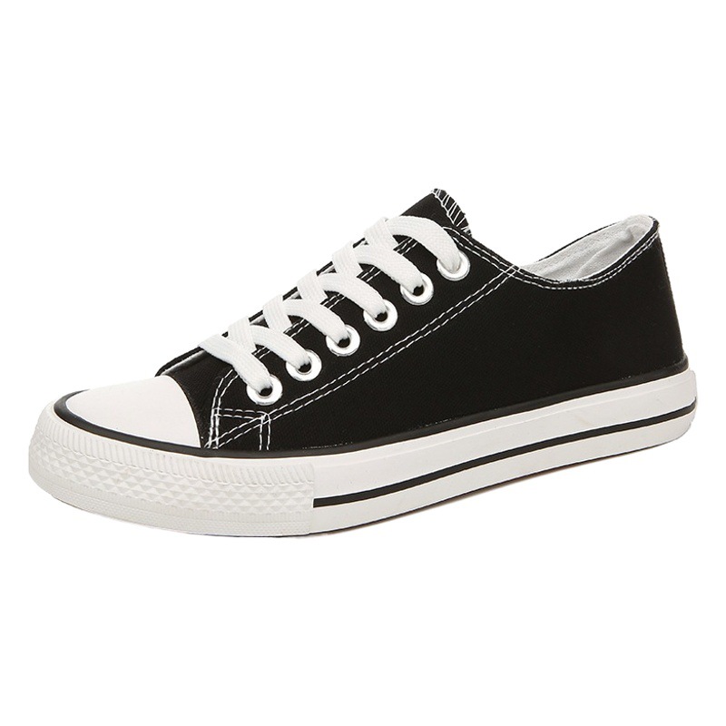 Fubu Manufacturer H01 Classic Evergreen Style Canvas Shoes Vulcanized Rubber Shoes Student Cloth Shoes Low-Top Shallow Mouth Men's Shoes