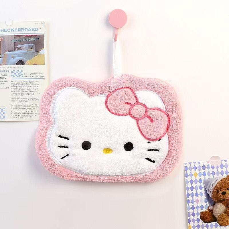 アニメの新しい台所でタオルを拭くのがかわいい浴室の家庭用吸水タオルを厚くして、毛を落とさない雑巾代発|undefined