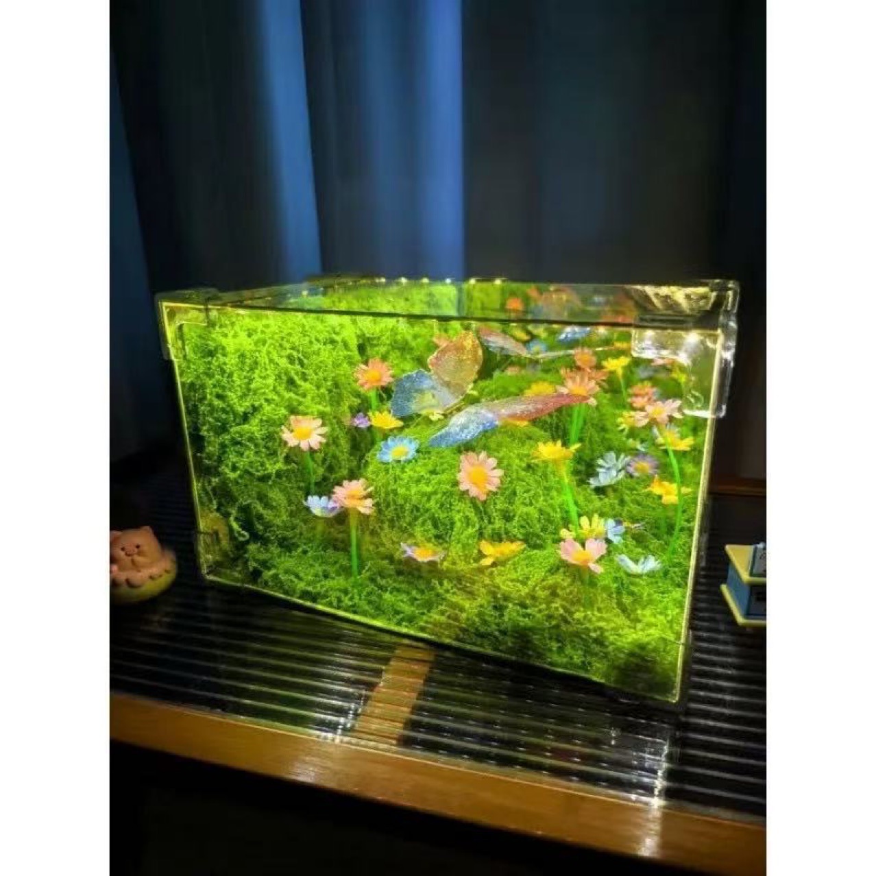 Luce notturna diy fata del bosco verde lampada da camera_voghion.com